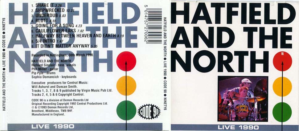 HATFIELD AND THE NORTH live 1990